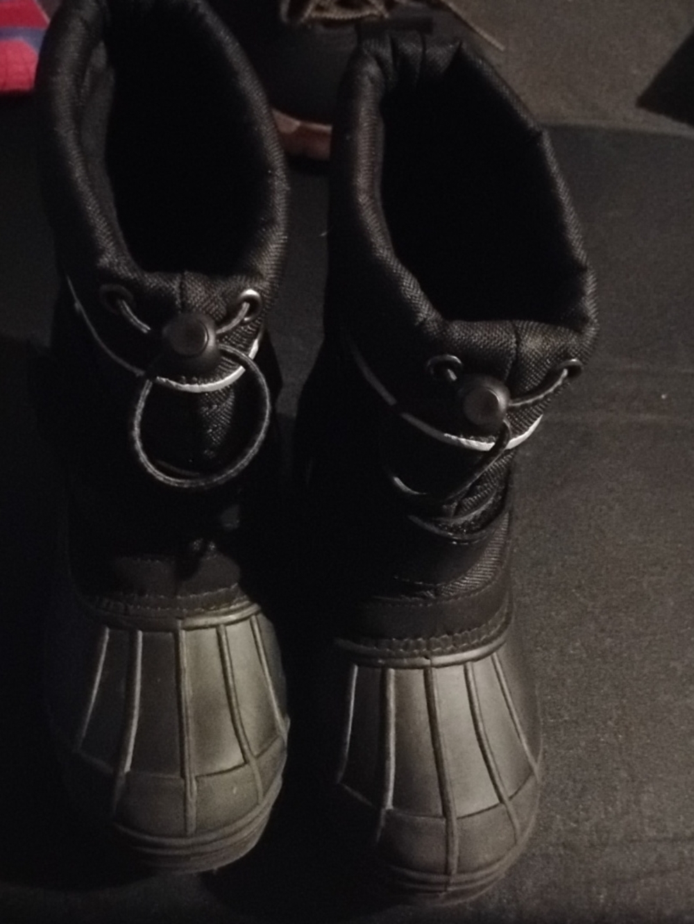 Kids Black Waterproof Winter Boots - Unbranded